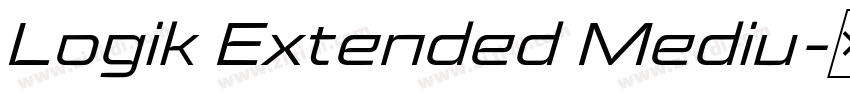 Logik Extended Mediu字体转换